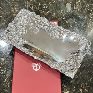 Arthur Court Grape Bread Tray 6X12